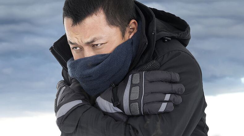 Hypothermia occurs most commonly at very cold environmental temperatures but can occur even at cold temperatures (above 40℉) if a person becomes chilled from rain, sweat or submersion in cold water. (Contributed photo)