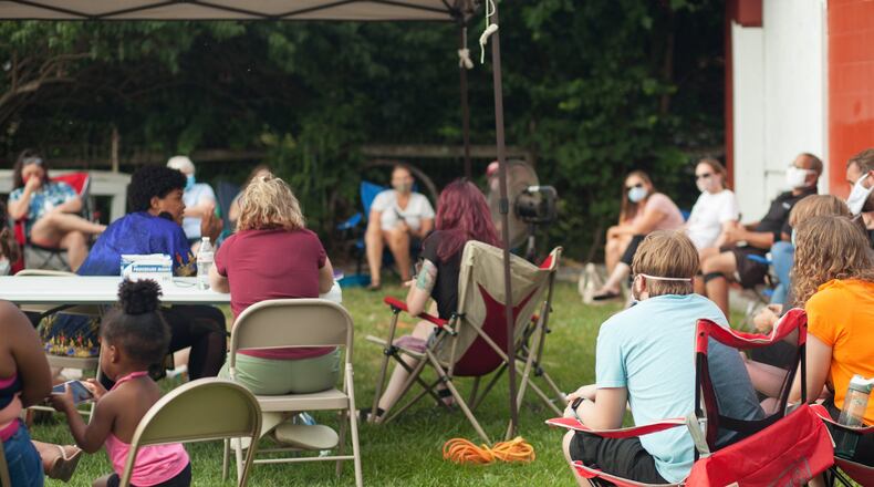 Citizens for a Better Beavercreek's Talkback event on July 13th held at This Old Couch in Beavercreek. PHOTO: Jackie Morgan