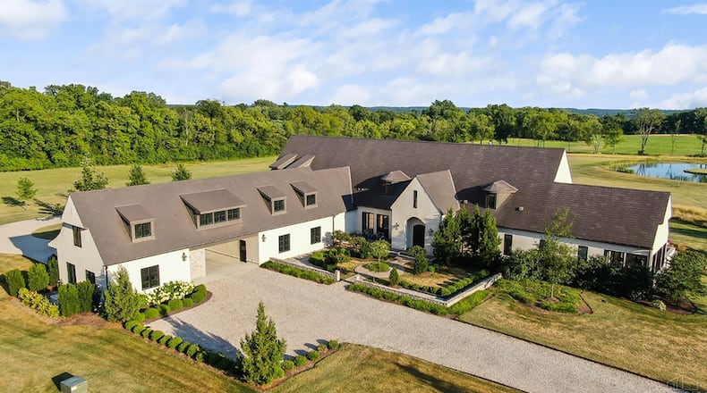 This French Country style estate home sits on nearly 41 acres behind stone gates. CONTRIBUTED