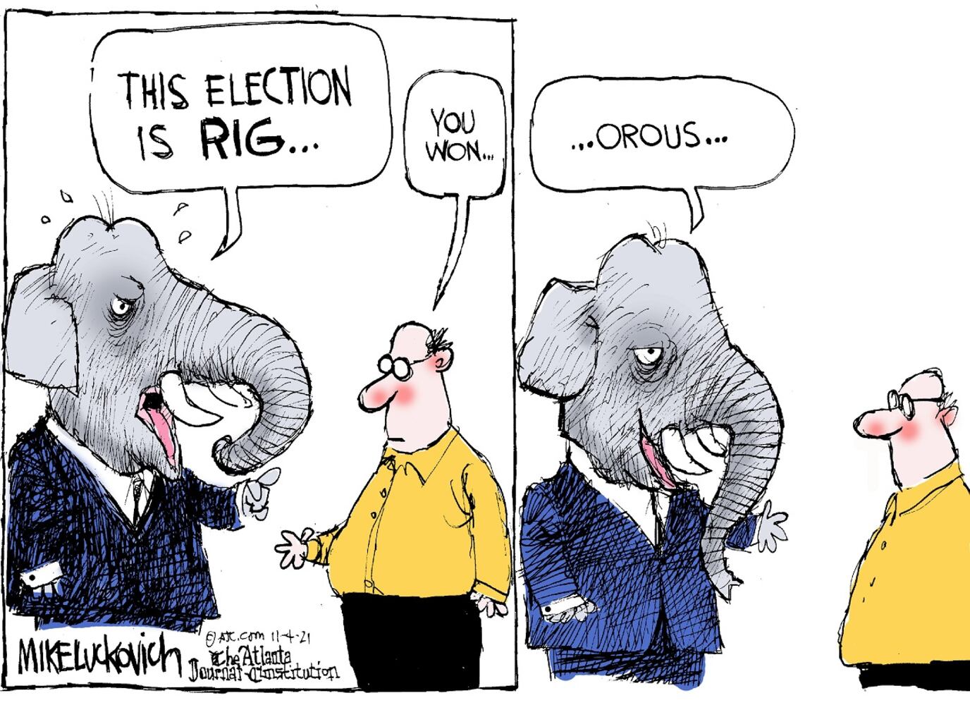 WEEK IN CARTOONS: Election results, Aaron Rodgers and more