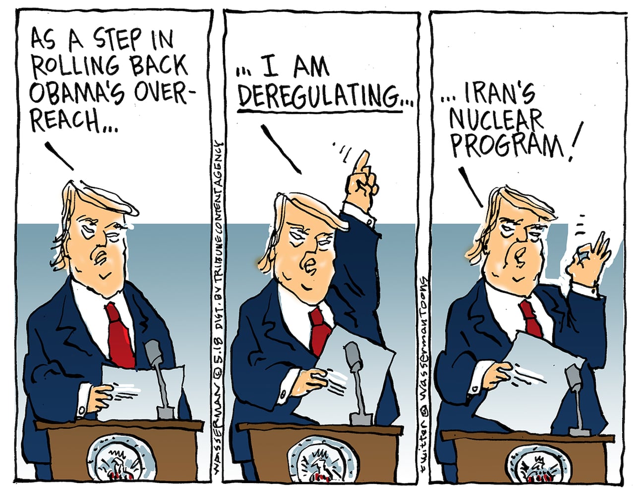 Week in cartoons: The Iran deal, Rudy Giuliani and more