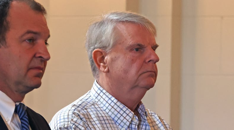 Robert Vanderhorst appears in Clark County Common Pleas Court for arraignment Friday. BILL LACKEY/STAFF