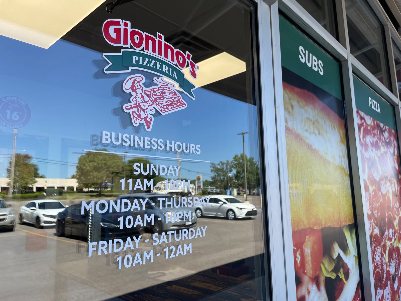 Gionino’s Pizzeria is opening its third Dayton area location at 4447 W. Franklin St. off of Wilmington Pike in Bellbrook. NATALIE JONES/STAFF
