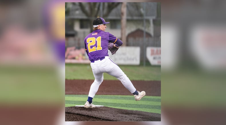 Vandalia Butler senior baseball player Hunter Richardson. CONTRIBUTED PHOTO