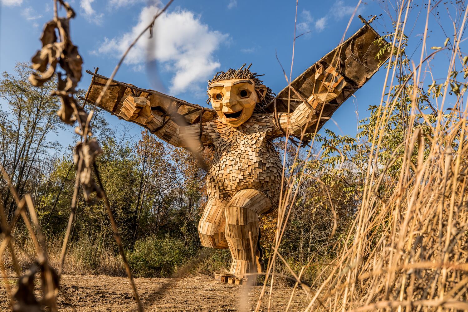 Trolls invade Dayton park