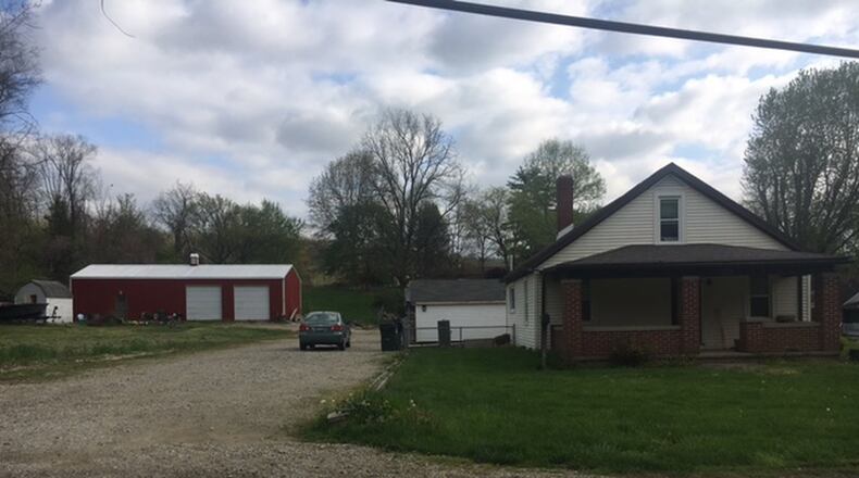 This property at 551 Lower Miamisburg Road - Chelsey Coe’s last known address - has been at the heart of the search this week that has involved federal, state and local law enforcement. NICK BLIZZARD/STAFF