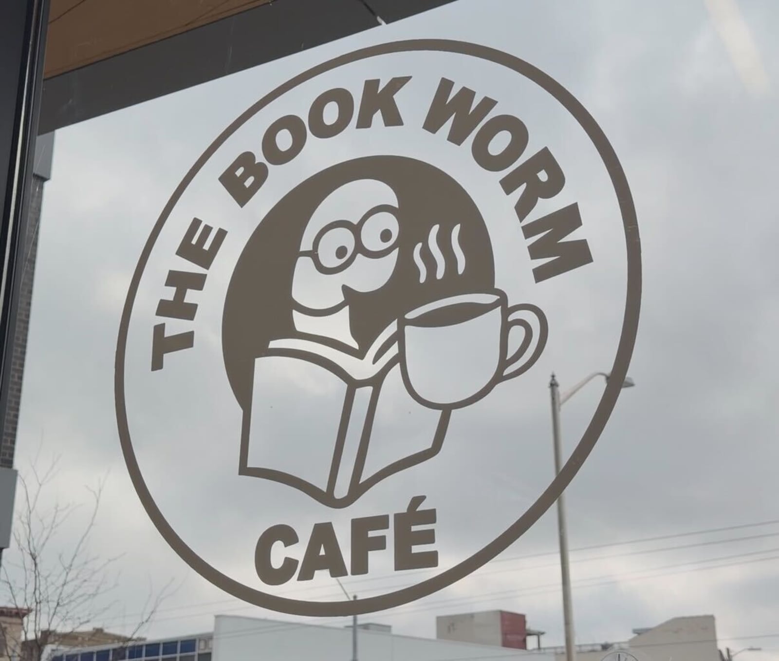 The Book Worm Cafe is located inside Dayton Metro Library's downtown branch entryway. SYDNEY DAWES/STAFF