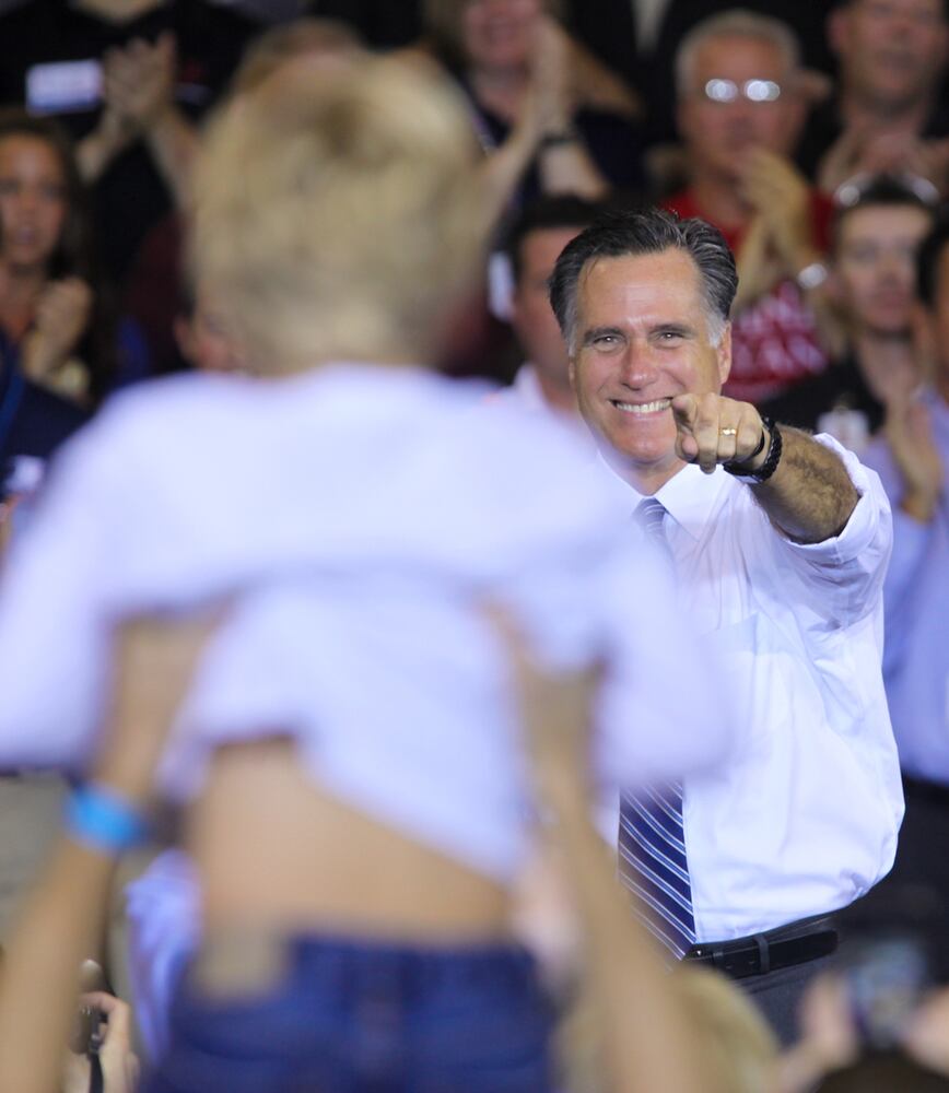 Mitt Romney at Jet Machine in Cincinnati