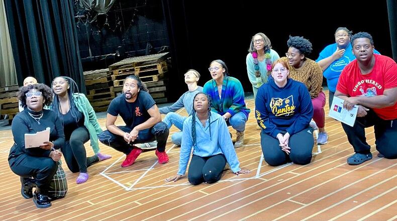 The cast of Dayton Playhouse's production of "Once On This Island" slated Jan. 13-29. CONTRIBUTED