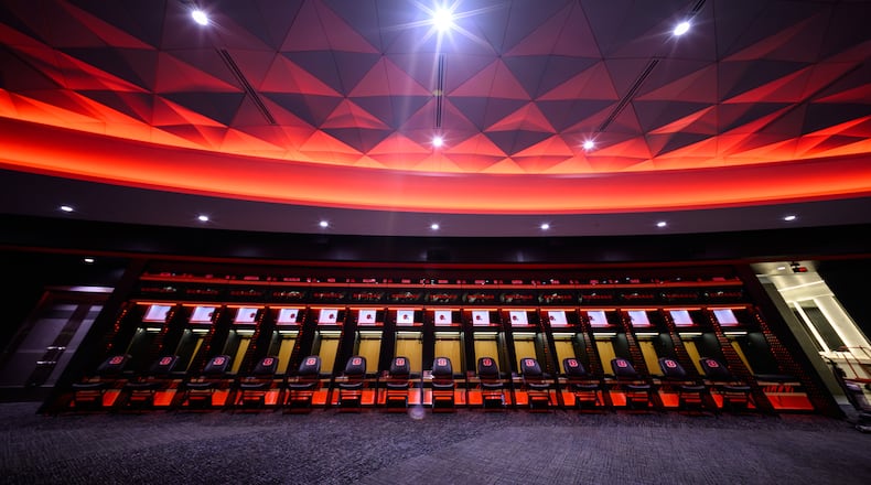 The Cincinnati Bengals unveiled a modernized locker room on Tuesday that boasts a clean, cool design incorporating tradition with high-end technology. The renovation project provides new, state-of-the-art lockers, upgraded restroom facilities, and an open design with higher ceilings, the team said in a release. PHOTO COURTESY OF CINCINNATI BENGALS
