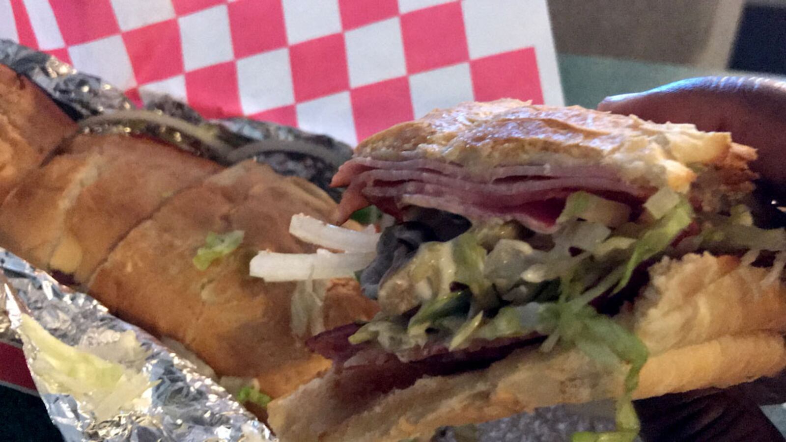 The Famous Hoagie at Hoagie's Pizza House.