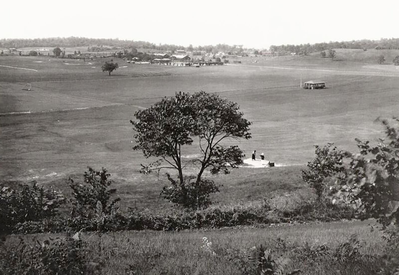 An early photograph of Community Golf Club taken from where the statue of John H. Patterson now stands in Hills & Dales MetroPark. CONTRIBUTED PHOTO