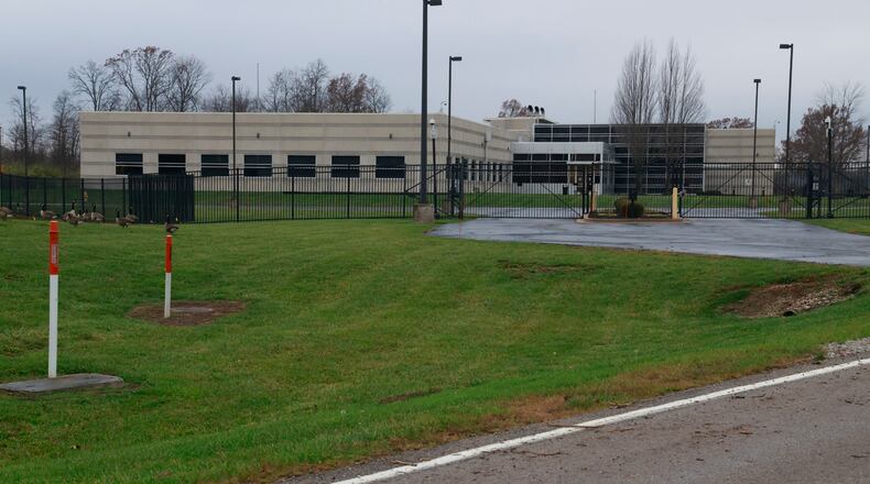 This existing data center facility on Benjamin Drive in southeast Springfield, pictured Monday, Nov. 25, 2024, could be significantly expanded under a proposal by 5C Data Centers USA. BILL LACKEY/STAFF