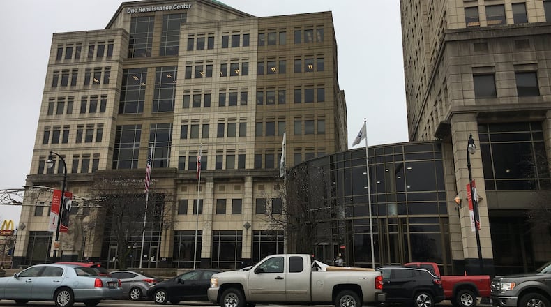 Some Hamilton and Butler County officials believe their towers at 345 High St. and 315 High St., respectively, are too nice to house governments. If a business wanted to take their place, they’d be glad to let them move in. MIKE RUTLEDGE/STAFF