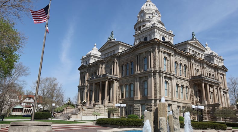 The Miami County Courthouse.
