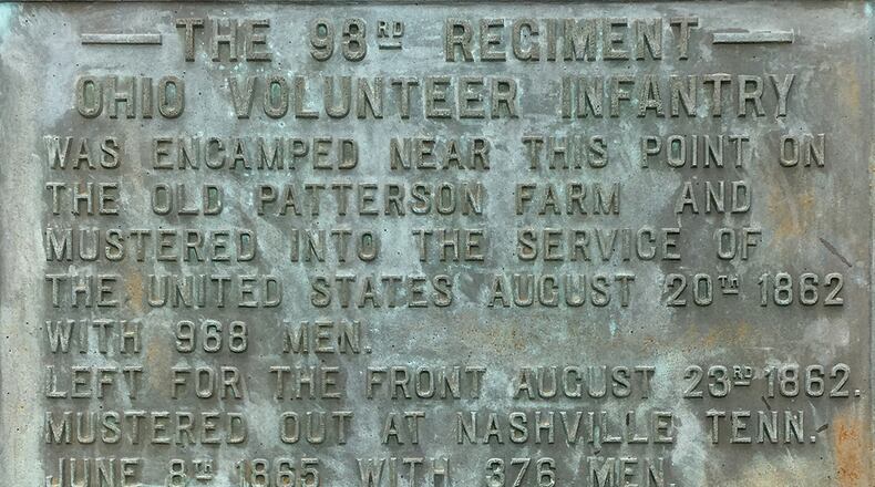 A smaller monument commemorating Union soldiers is tucked away at the southwest corner of Stewart and Main Streets. LISA POWELL