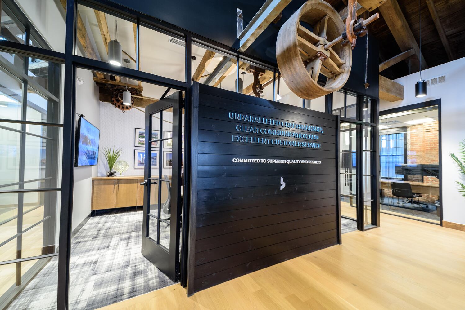 PHOTOS: A look inside the completed Brackett Builders headquarters at Madison on First in downtown Dayton