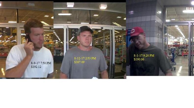 Fairfield police say this man is a suspect in a several thefts of high dollar amounts from Meijer stores, including the one in Fairfield on South Gilmore Road.