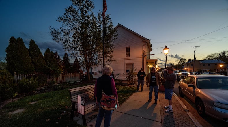 The gazebo on Main St. across from The Hammel House Restaurant and B&B is the starting point for the Waynesville Ghostly History Walking Tours. TOM GILLIAM / CONTRIBUTING PHOTOGRAPHER