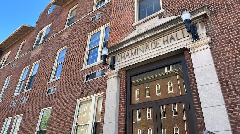 Chaminade Hall on the University of Dayton's campus has been mostly unused since 2014, when the school of education relocated to Fitz Hall. CORNELIUS FROLIK / STAFF