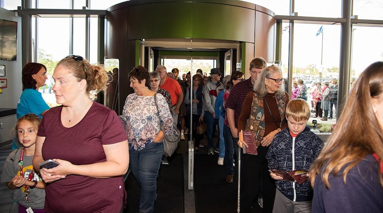 The much anticipated grand opening of the Woodbourne Library took place on Sunday.