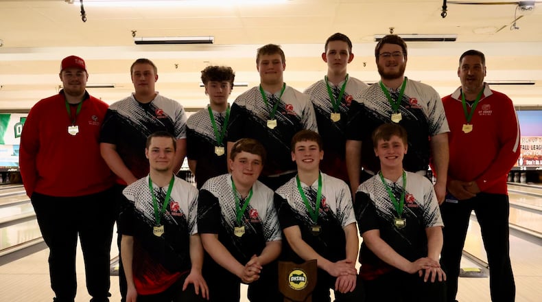 The St. Henry boys bowling team won the Division II state championship on Friday, Feb. 27, 2026. OHSAA