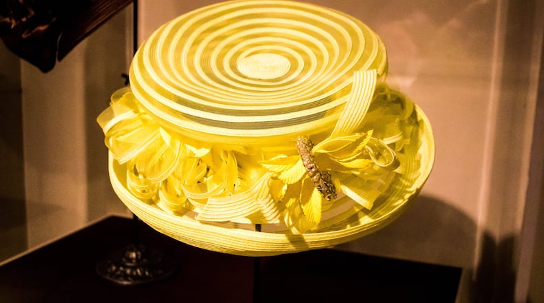 The Dayton Art Institute is featuring the hat collection of civil rights leader Dorothy Height/ This hat by designer Brenda Waites Bolling, is designed to express “hatitude.” CONTRIBUTED/ZOEY BABCOCK