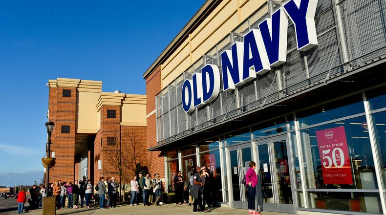 Old Navy is renovating 300 stores by the end of 2018. NICK GRAHAM/STAFF