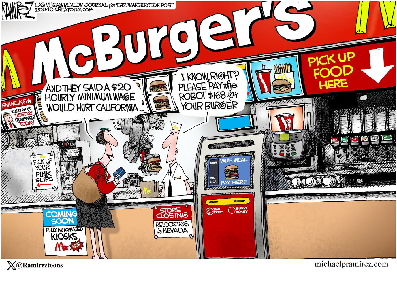 CARTOONS: Michael Ramirez, April 14, 2024