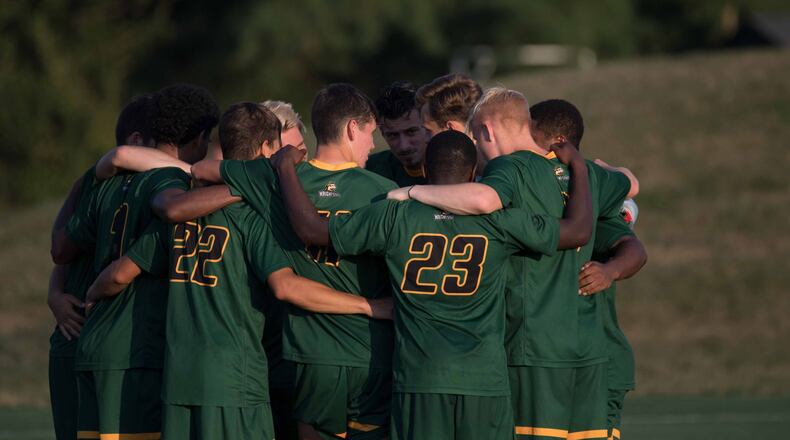 The Wright State soccer team’s first-ever NCAA Tournament game resulted in a 3-2 win Thursdsay night at Notre Dame. The Raiders advance to face 13th-seeded Michigan at 1 p.m. Sunday. WSU Athletics photo