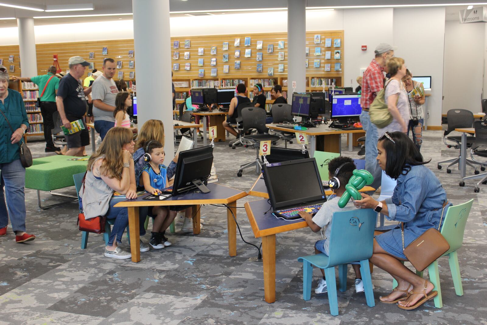 The Dayton Metro Library's grand opening for the main branch was held on Aug. 5, 2017.
Amelia Robinson/ STAFF