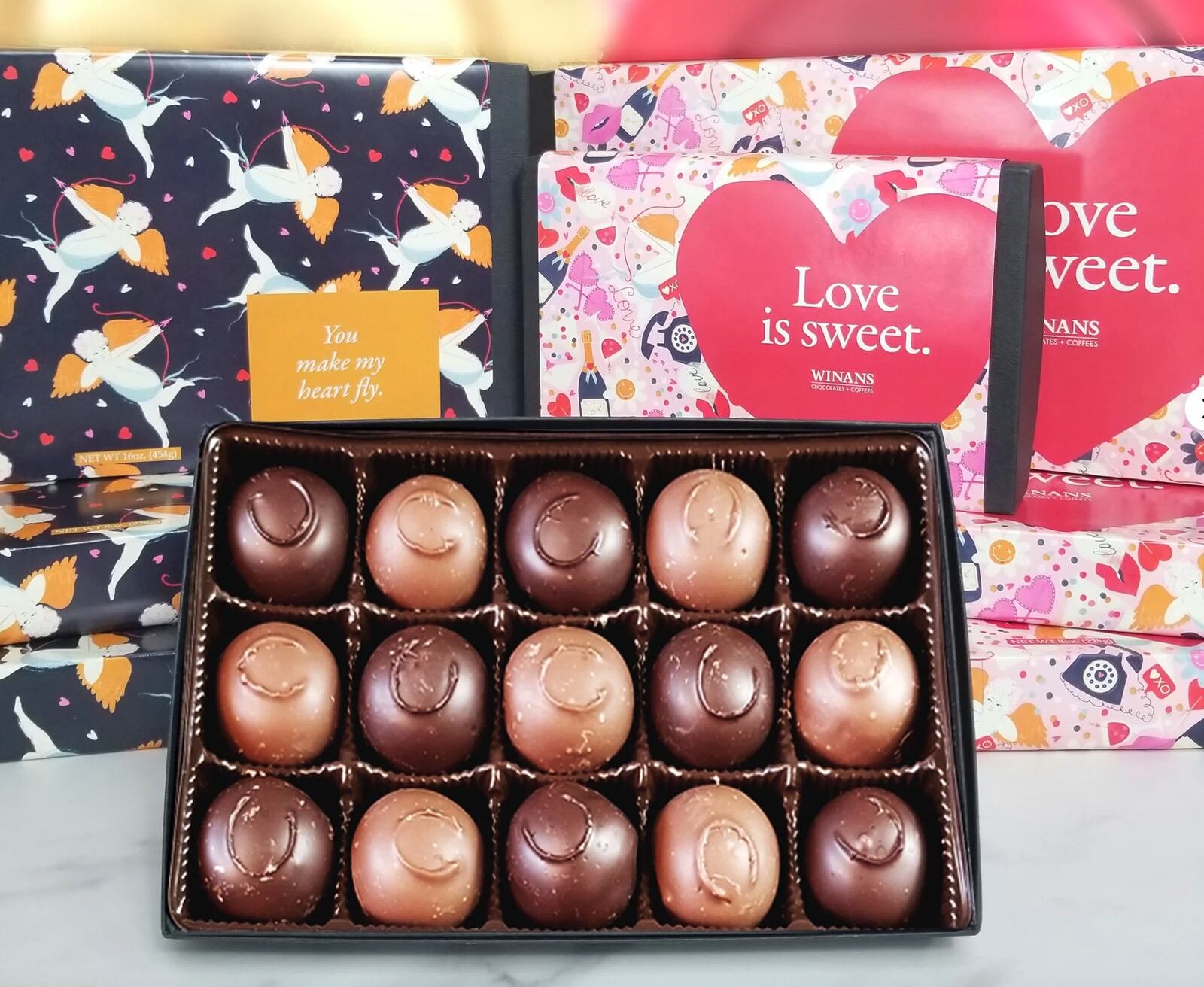 Winans Chocolates offers a variety of tasty treats. 