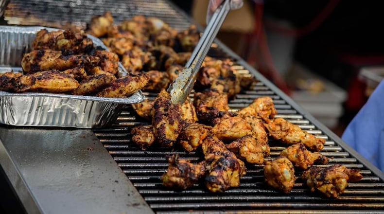 The Kickin’ Chicken Wing Fest is Saturday, July 9 at the Fraze Pavilion in Kettering. TOM GILLIAM/CONTRIBUTED