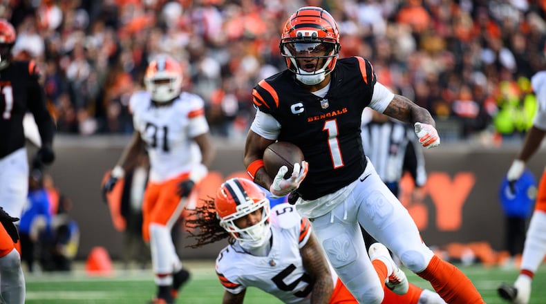 Images from the Cincinnati Bengals game against the Cleveland Browns on Sunday, Jan. 4, 2026 at Paycor Stadium. JEREMY MILLER / CONTRIBUTED PHOTO