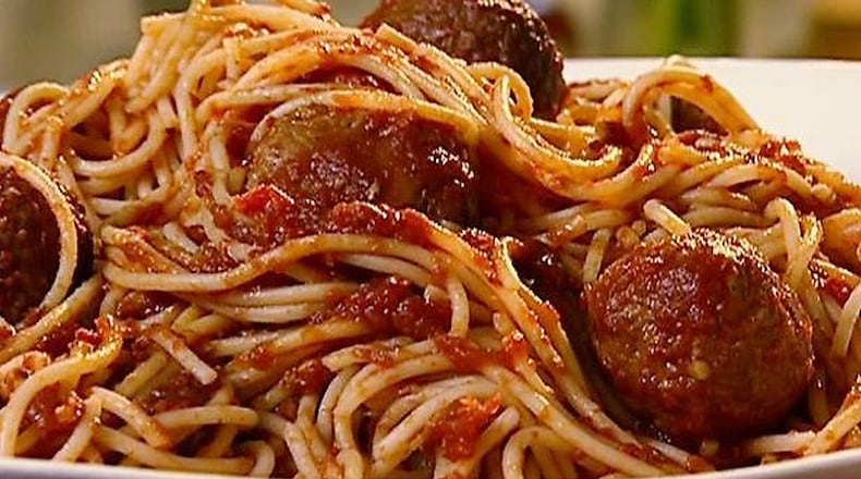 The spaghetti and meatballs dinner will be featured Sunday at the annual Italian Fall Festa. CONTRIBUTED PHOTO