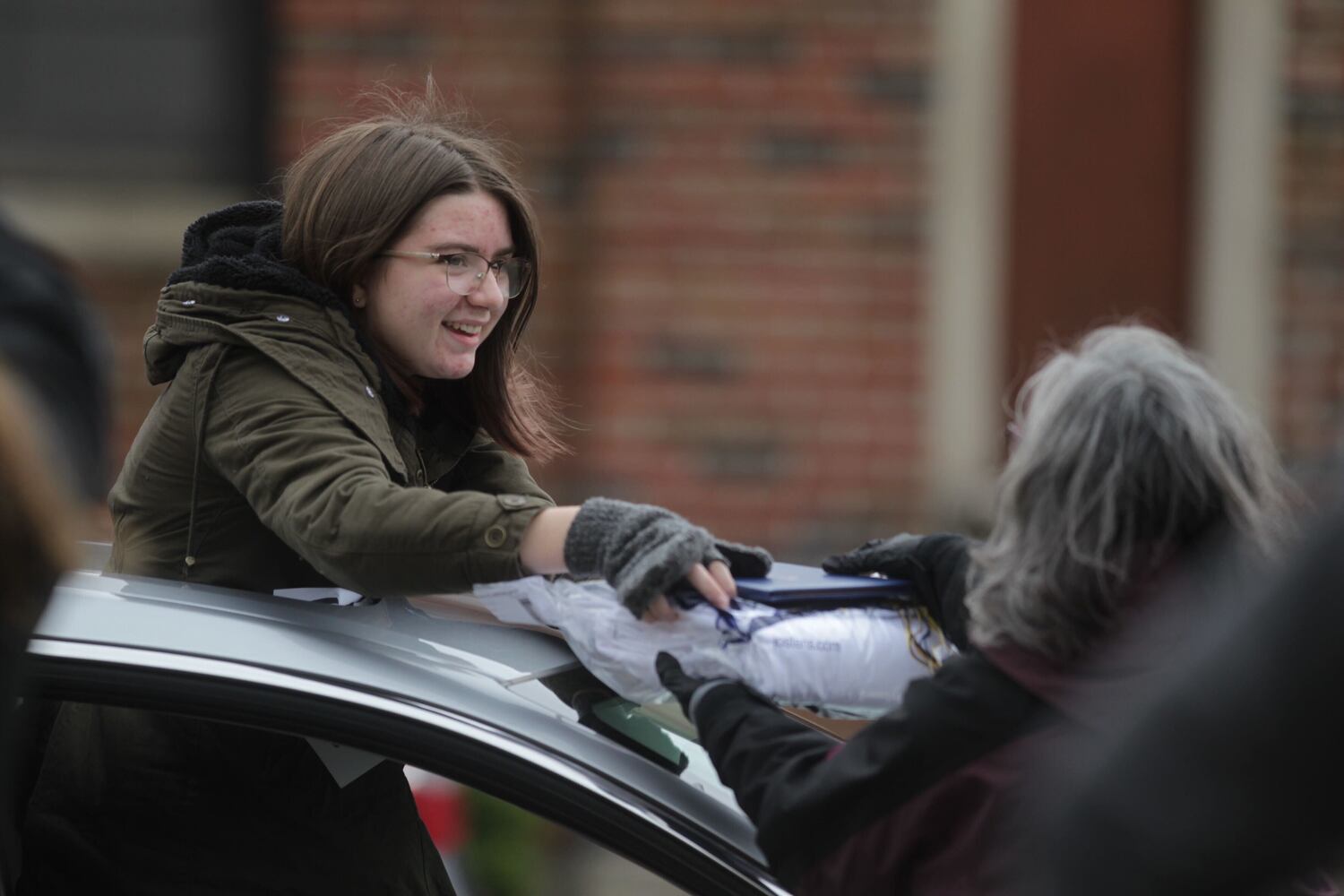 PHOTOS: Oakwood seniors receive gowns, diplomas during drive-thru celebration