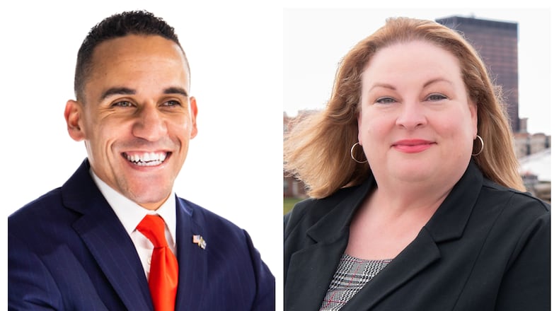 Kate Baker and Jordan Wortham are running in the Republican primary for the Montgomery County commission race. Photos provided.