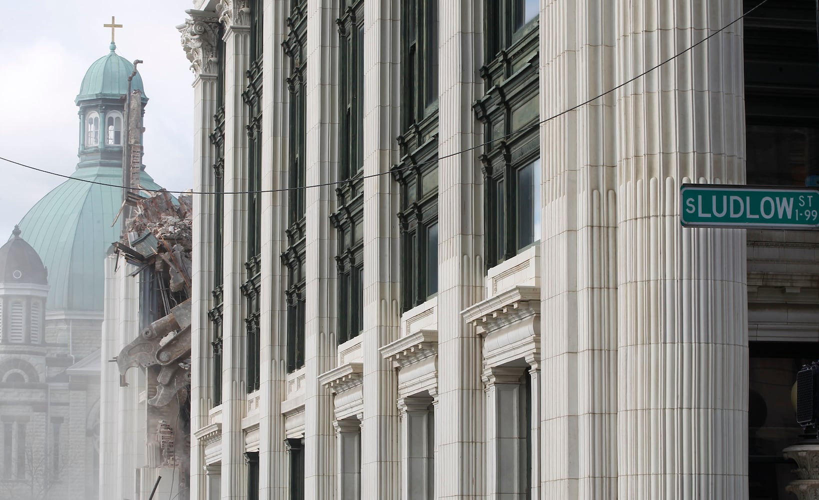 Historic DDN building facade demolished