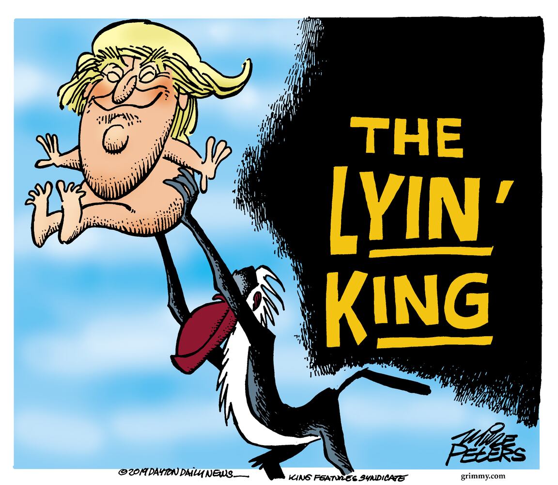 2019: The best of Pulitzer Prize winner Mike Peters political cartoons