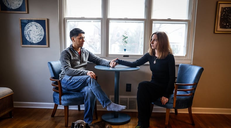 Austin Rivera's and Veronica Court's 13-month-old daughter died in November, after which they spent months struggling with their insurance company to pay for their daughter's hospital ICU stay. JIM NOELKER/STAFF