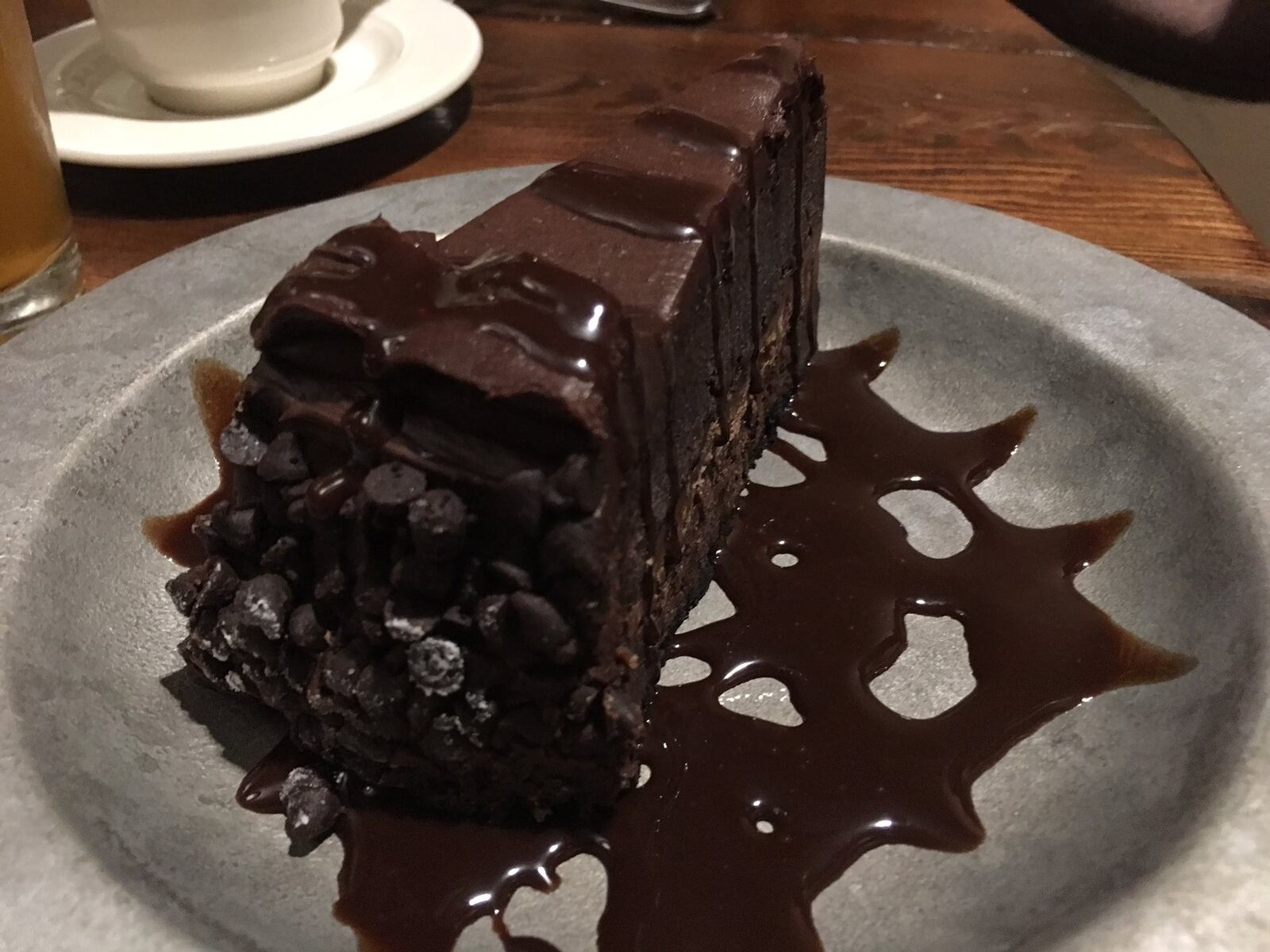 Chocolate cake from Smith’s Boathouse in Troy, Ohio. ALEXIS LARSEN/CONTRIBUTED