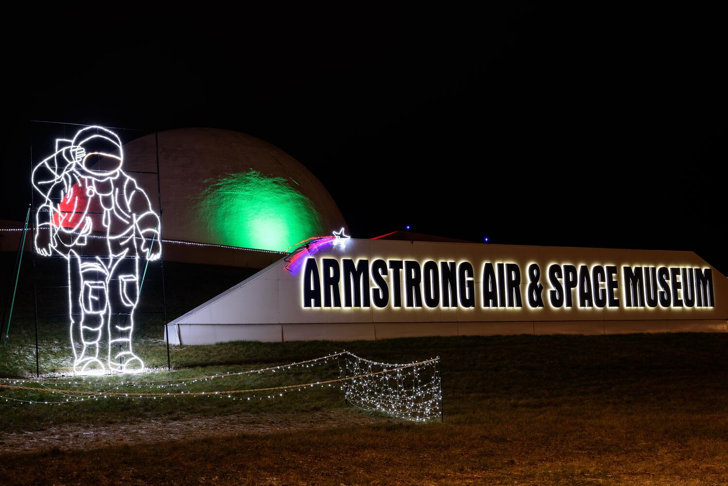 PHOTOS: Armstrong Air & Space Museum Holiday Lights 2024