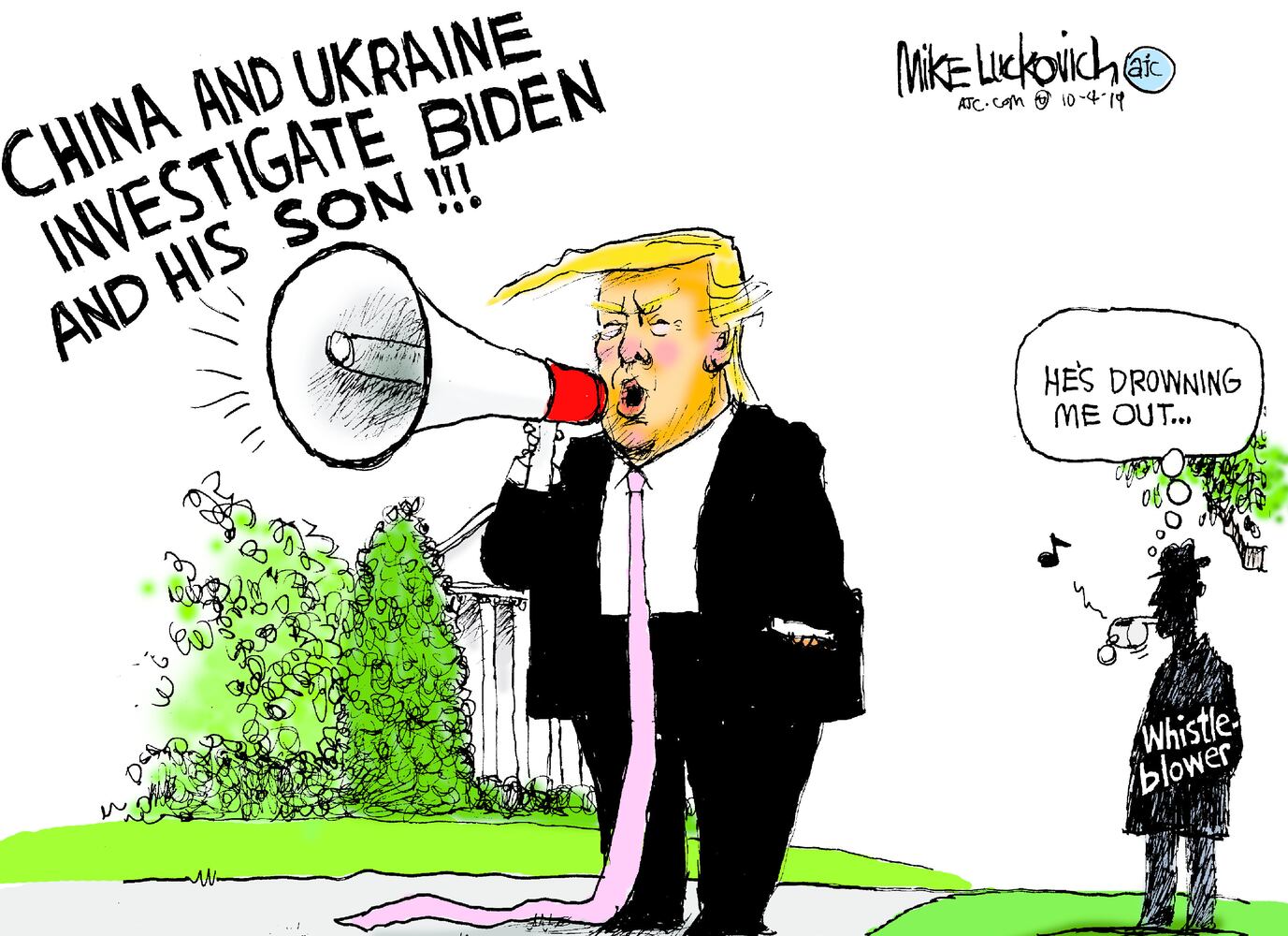 Week in cartoons: Trump, the whistleblower and more