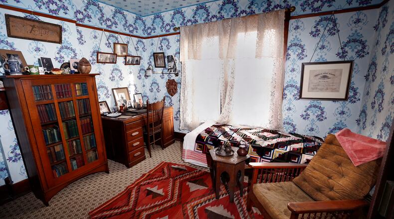 Paul Laurence Dunbar referred to his study as his "loafing-holt," a term he learned while he was in London in 1897 promoting his work in England. According to the Dunbar House narrative, the term literally means "a place to loaf." LISA POWEL / STAFF