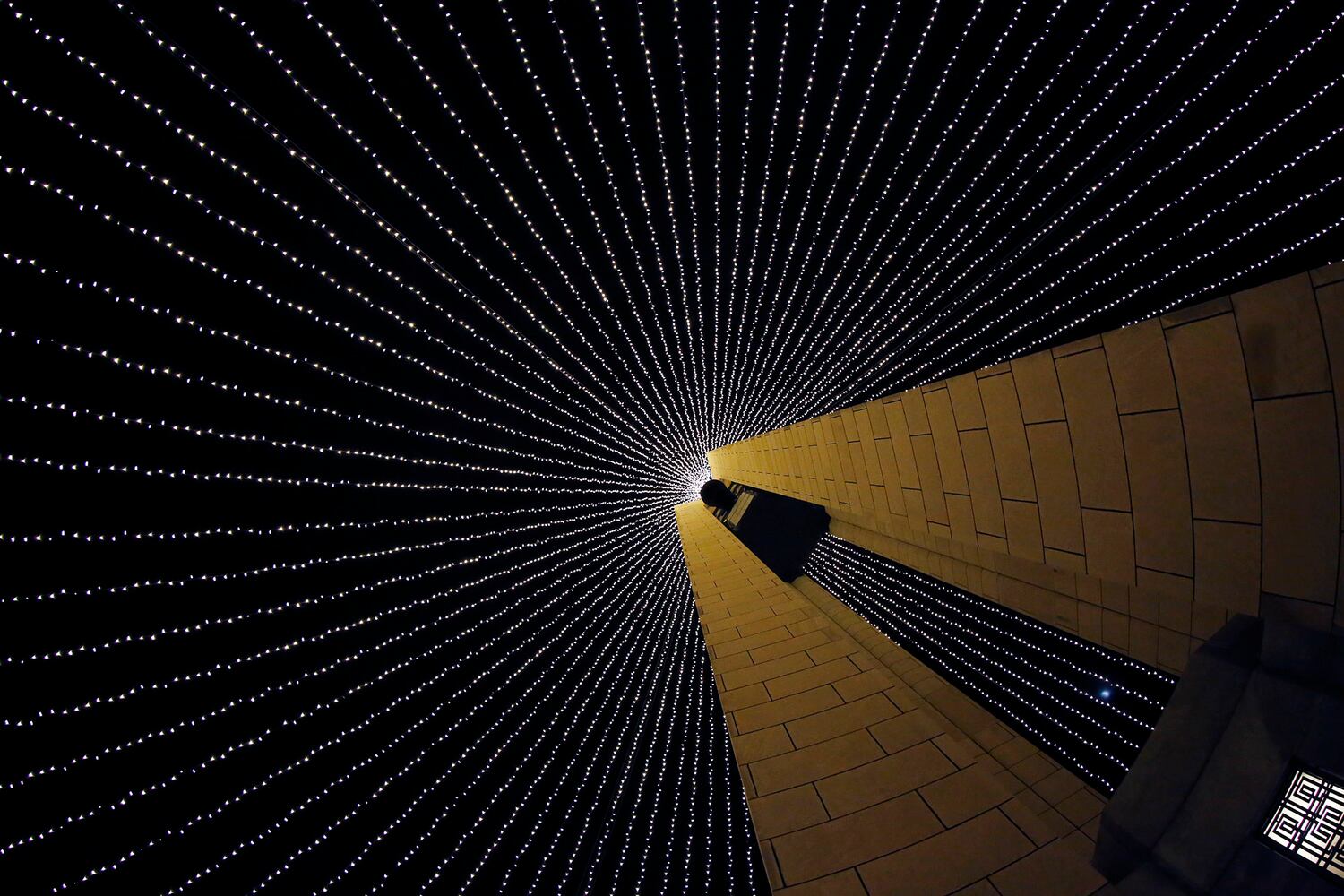 See the glow of the Carillon Holiday Tree Tower