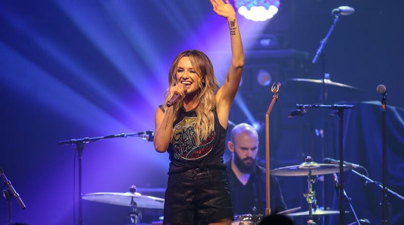 BATON ROUGE, LOUISIANA - FEBRUARY 21: Carly Pearce performs  at the Texas Club as part of the 'The Way Back Tour' on February 21, 2019 in Baton Rouge, Louisiana. (Photo by Josh Brasted/Getty Images for Russell Dickerson)