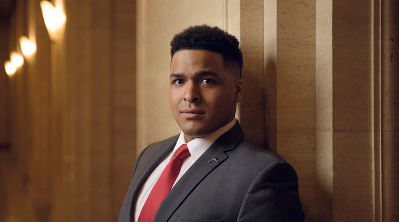 Baritone Chris Kenney, a recent alum of the Lyric Opera of Chicago's prestigious Ryan Opera Center Ensemble, makes his Cincinnati Opera debut as Figaro in "The Barber of Seville." CONTRIBUTED