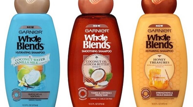 Garnier Whole Blends shampoos and conditioners