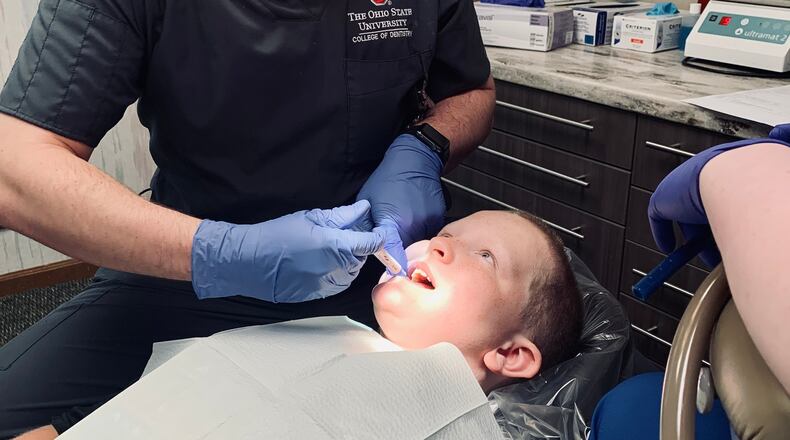 The Miami County Dental Clinic provides care for those age 3 and older at its offices in Troy and, for children, through a Traveling Smiles project that visits schools. Contributed