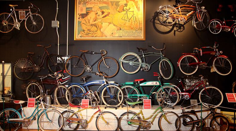 Dayton and its history of bicycle innovation are well represented at The Bicycle Museum of American in New Bremen. LISA POWELL / STAFF